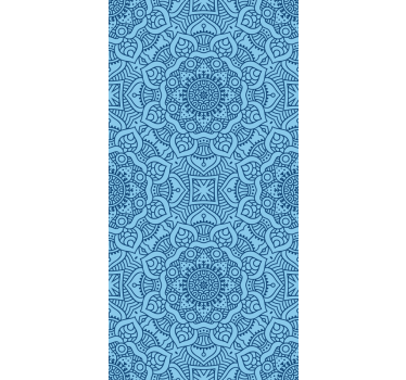 Albastru mandala zen tema Rulou - TenStickers