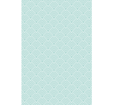 Rulouri cu zigzag albastru deschis nordic cu rulou - TenStickers