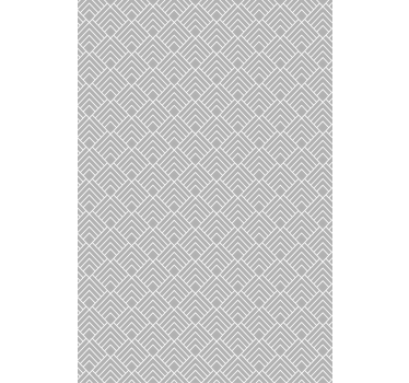 Linii gri deschis în zig-zag rulou nordic - TenStickers