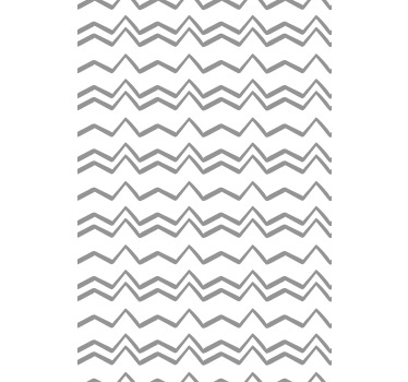 Model neregulat cu linii în zig zag cu rulou nordic - TenStickers
