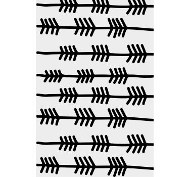 Model săgeți negre rulou nordic - TenStickers