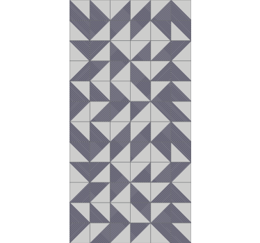 Zig zag gresie baie jaluzea geam - TenStickers