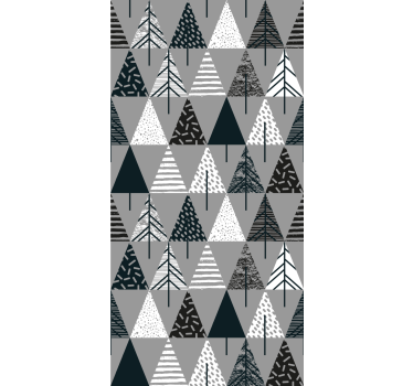 Arbori minimaliste roller stil nordic - TenStickers