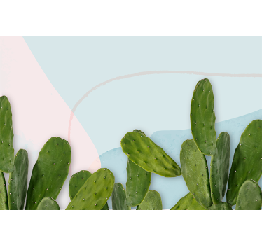 Forme în stil „kawaii” cu artă Rulouri cactus - TenStickers