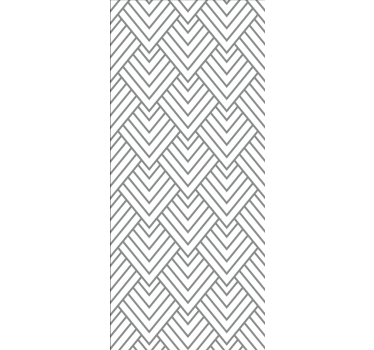 Rulou geam baie design gri cu chevron - TenStickers