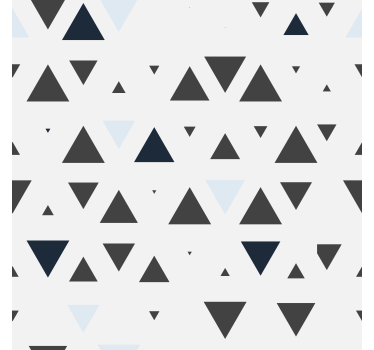 Rulou geam nordic model triunghi minimalist - TenStickers