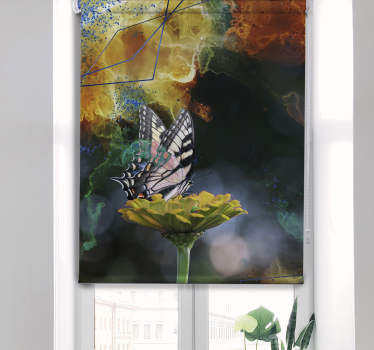 Fluture galben fluture Rulouri - TenStickers