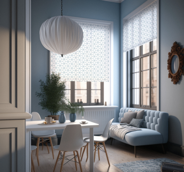 Model cu contur hexagonal rulou nordic - TenStickers