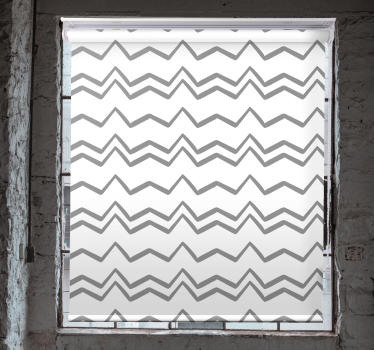 Model neregulat cu linii în zig zag cu rulou nordic - TenStickers
