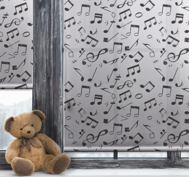 Note muzicale rulou clasic - TenStickers