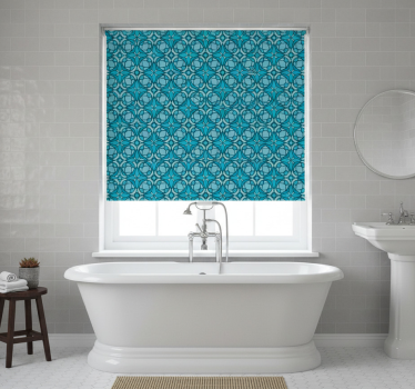 Rulou geam baie model geometric ornate - TenStickers