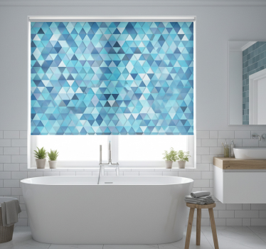 Rulou geam baie model mozaic triangular - TenStickers