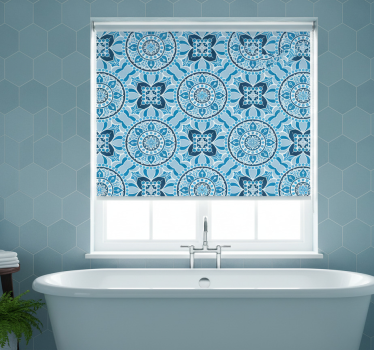 Rulou geam baie stil mandala - TenStickers