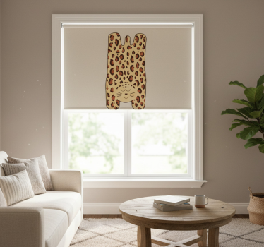 Rulou geam bej cheetah pentru copii - TenStickers