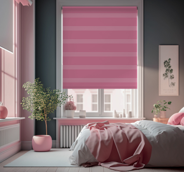 Rulou geam căsătorie dungi roz închis luminoase - TenStickers