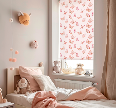 Rulou geam fluturi acuarela - TenStickers