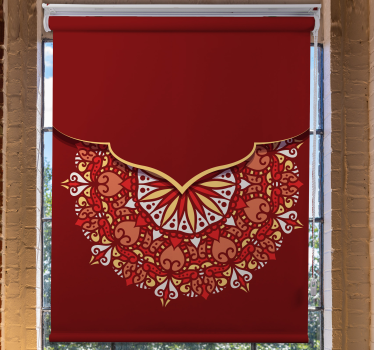 Rulou geam fluturi design de fluture ornamentat - TenStickers