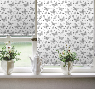 Rulou geam fluturi model gri - TenStickers