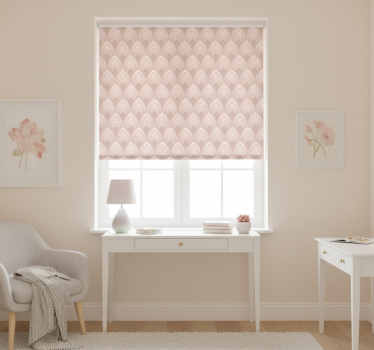 Rulou geam roz design geometric vintage - TenStickers