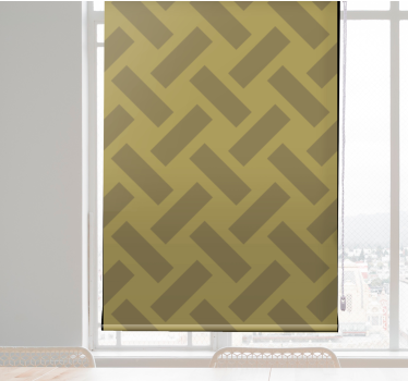 Rulou geam verde blocuri geometrice - TenStickers