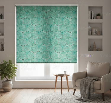 Rulou geam verde panot gaudí verde - TenStickers