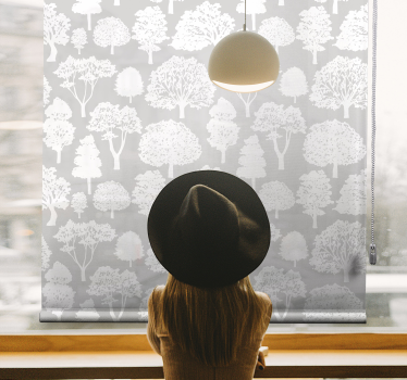 Rulou ornamental cu arbore - TenStickers