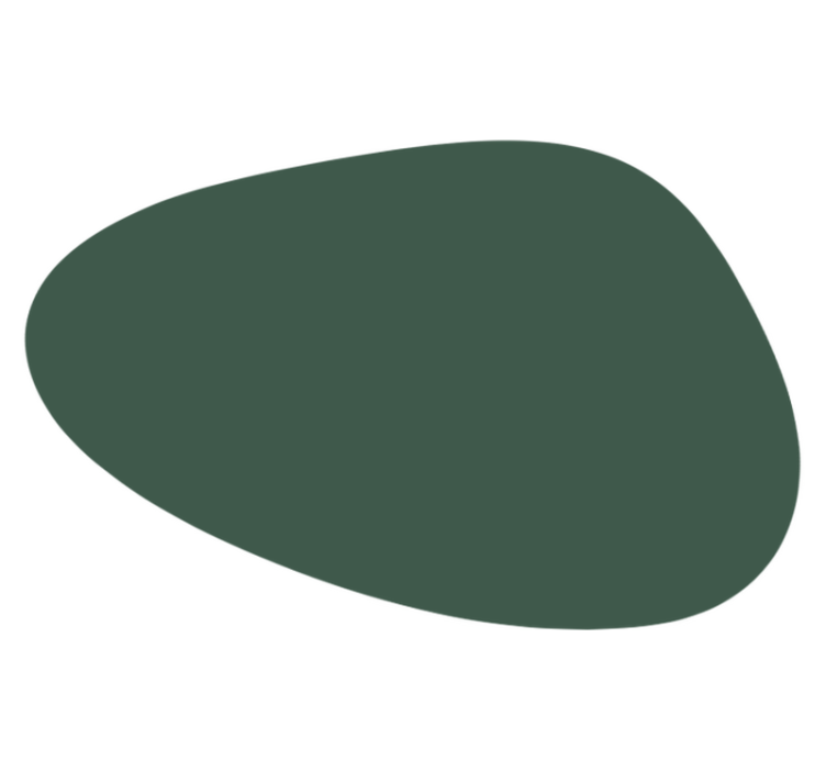 Naproane verde oval neregulat - TenStickers