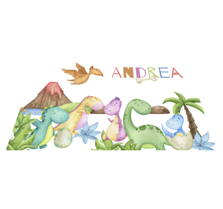 Naproane cu nume scenă jurasică - TenStickers