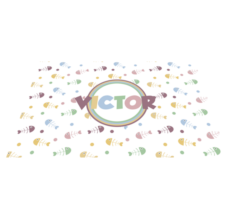 Naproane pentru copii conceptul peștilor vii - TenStickers