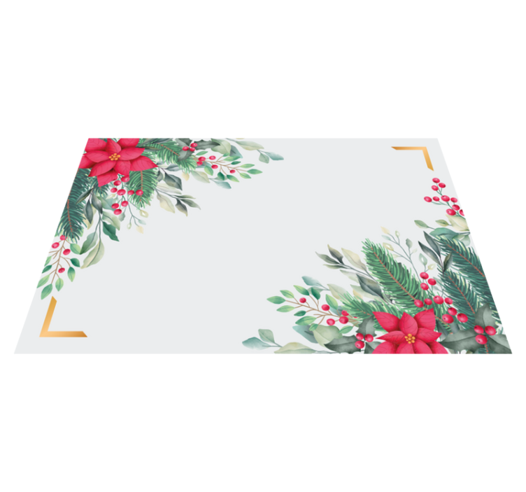 Ornamente de crăciun placemats de crăciun - TenStickers