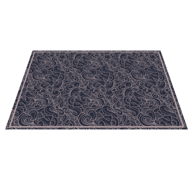 Naproane de textură cu modele de linii spiralate - TenStickers