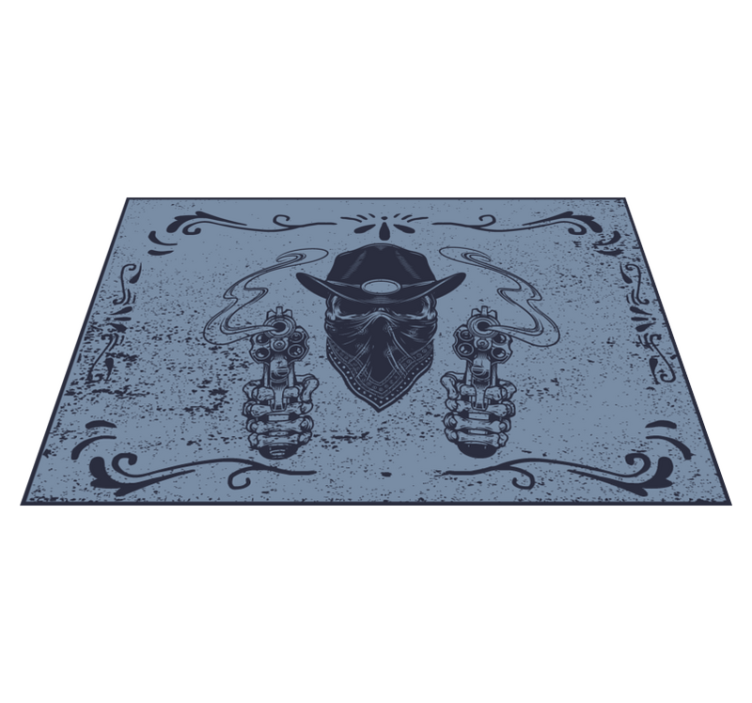 Naproane original fața de cowboy cu arme - TenStickers