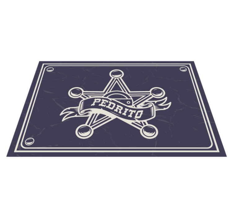 șerif cu nume de coajă de mare - TenStickers