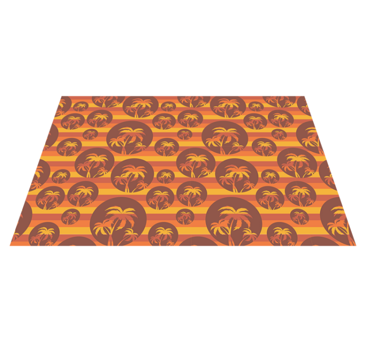 Naproane original cu motive tropicale cu palme - TenStickers