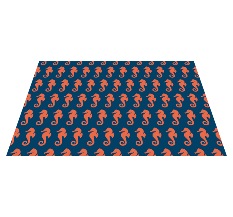 Naproane original cu motiv de hipocamp - TenStickers