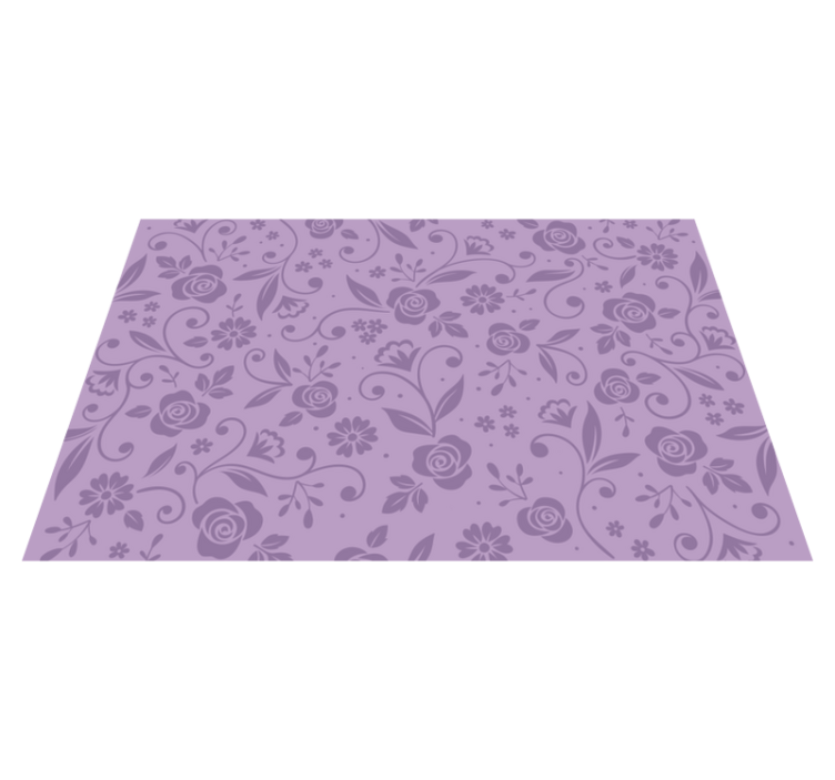Naproane de textură cu model floral violet - TenStickers