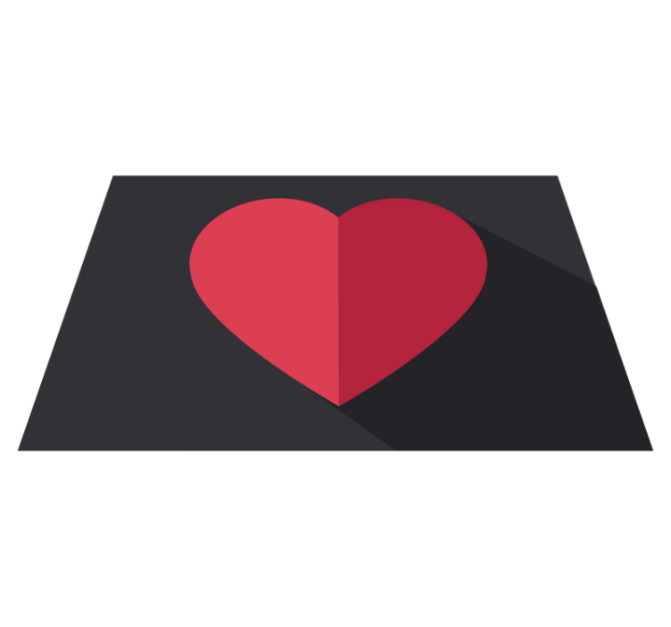 Naproane original accent în formă de inimă - TenStickers