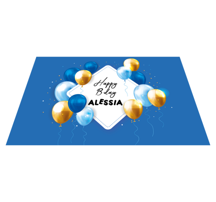 Naproane pentru copii sărbătoare cu baloane de ziua ta - TenStickers