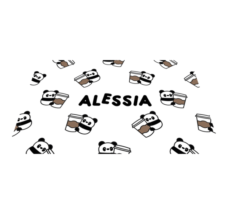 Naproane pentru copii cu personaje drăguțe de panda - TenStickers