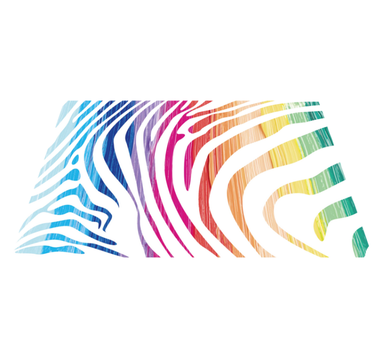 Naproane original dungi colorate de zebra - TenStickers