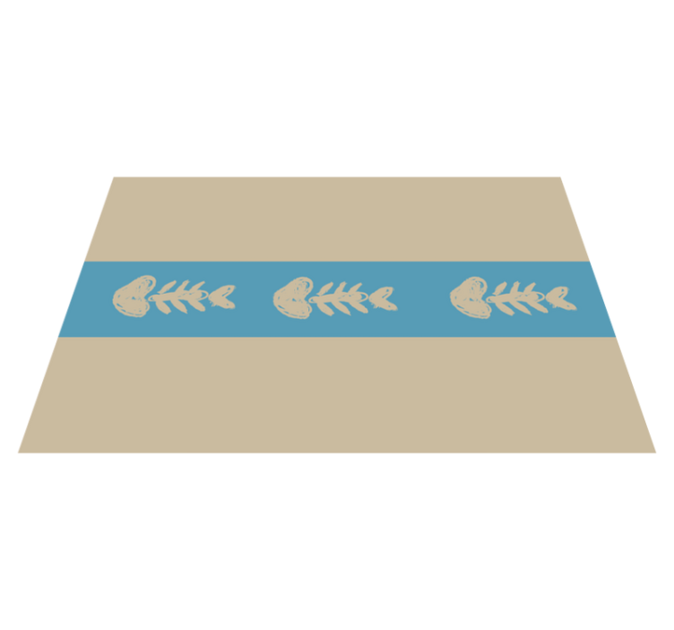 Naproane original cu model unic de oase de pește - TenStickers