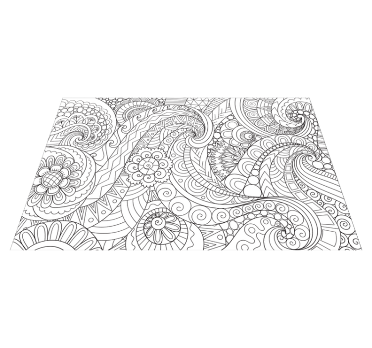 Mantale albe elegante mandala - TenStickers