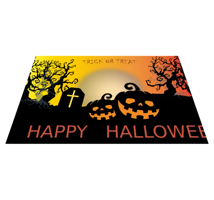 Covoare de dovleac covoare de halloween - TenStickers