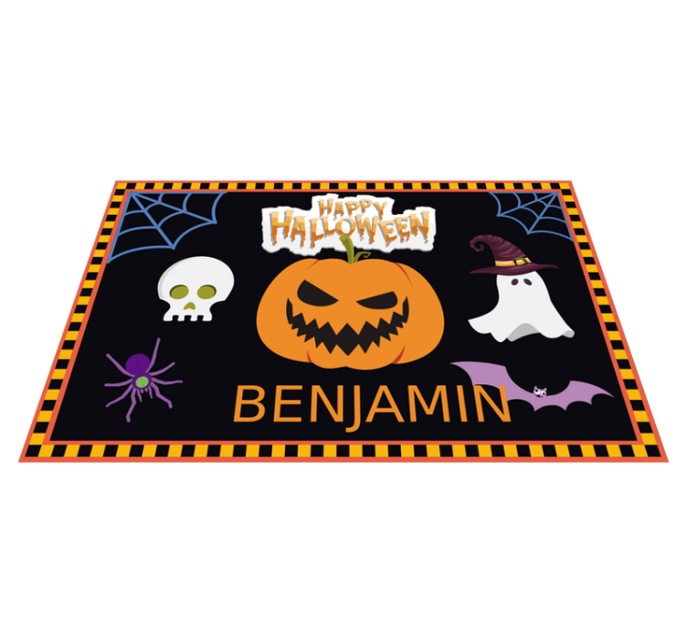 Model de halloween pentru copii cu nume de plasă - TenStickers