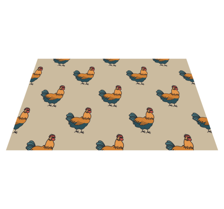 Model de cocos colorat placemats originale - TenStickers