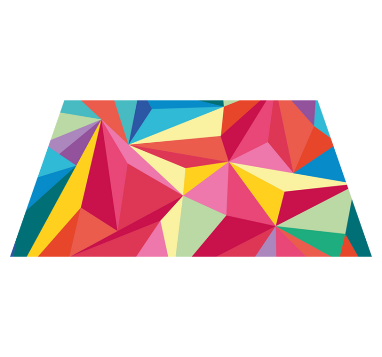 Naproane original compoziție geometrică de culori - TenStickers