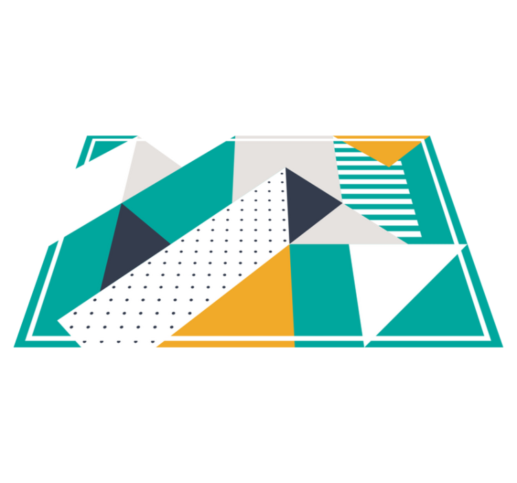 Naproane modern cu forme geometrice patterned - TenStickers