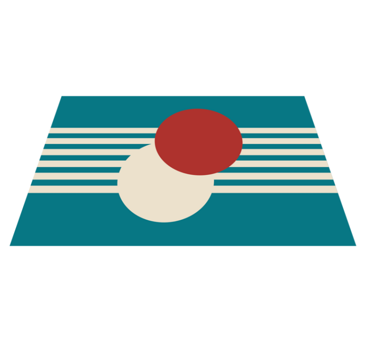 Naproane modern forme colorate abstracte - TenStickers