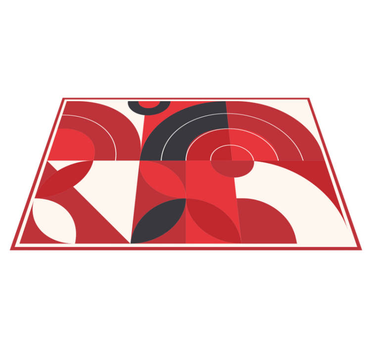 Naproane modern forme geometrice vibrante - TenStickers