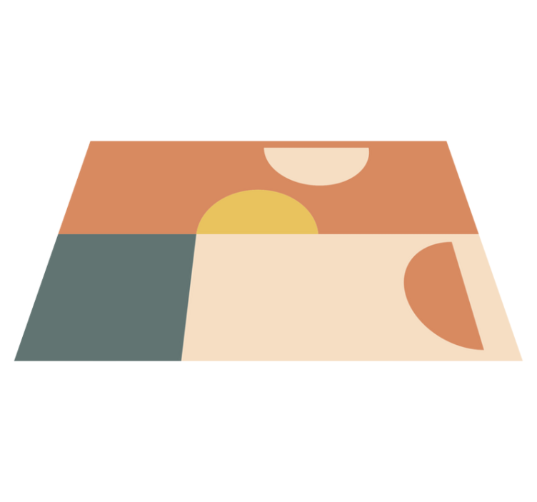 Naproane modern cu forme geometrice colorate - TenStickers